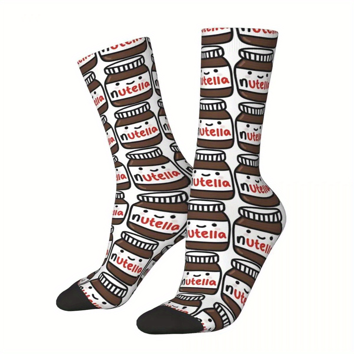 

Men's Novelty Food Cartoon Socks - Breathable, Comfortable Polyester For Wear