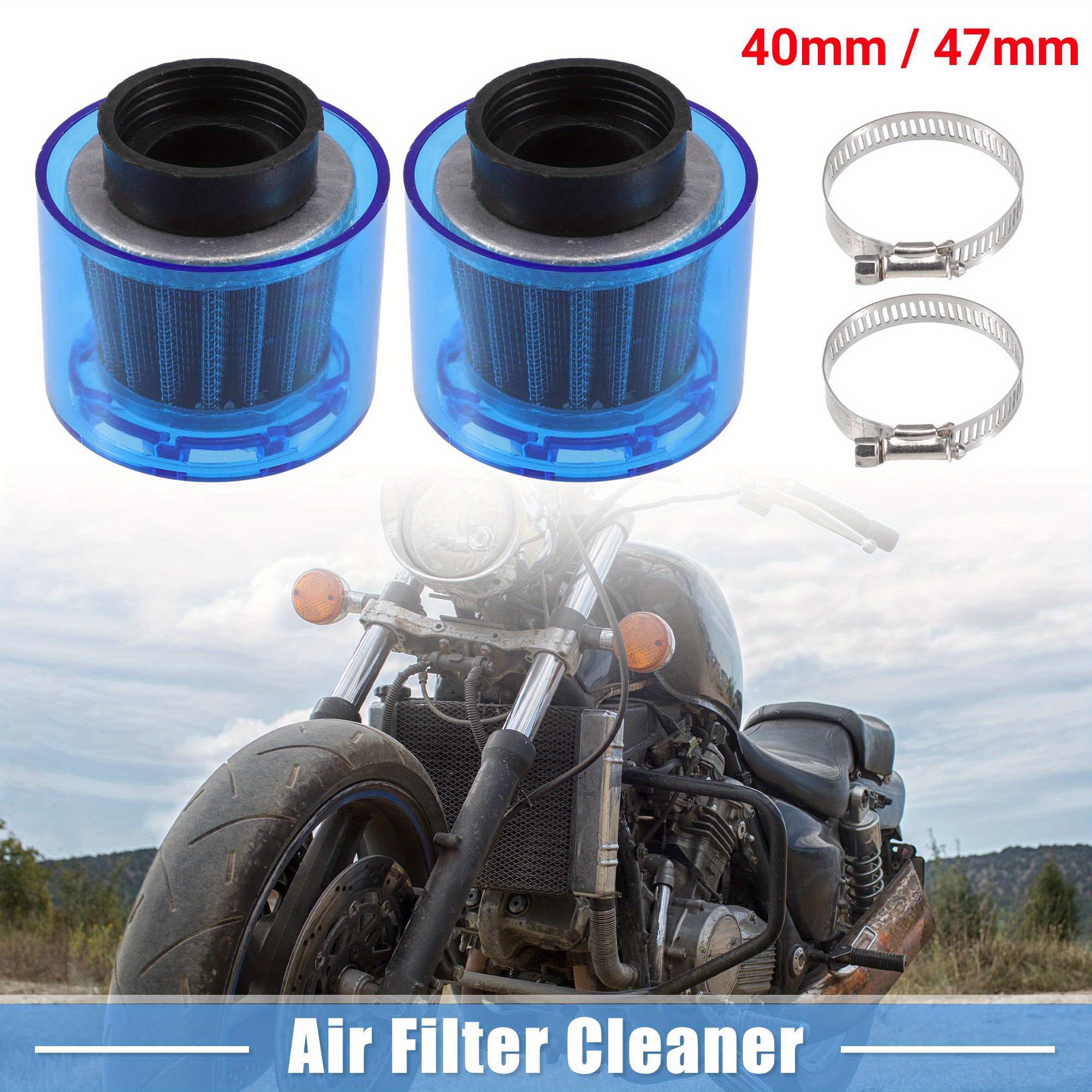 2pcs motorcycle air filter air intake filter universal carburetor