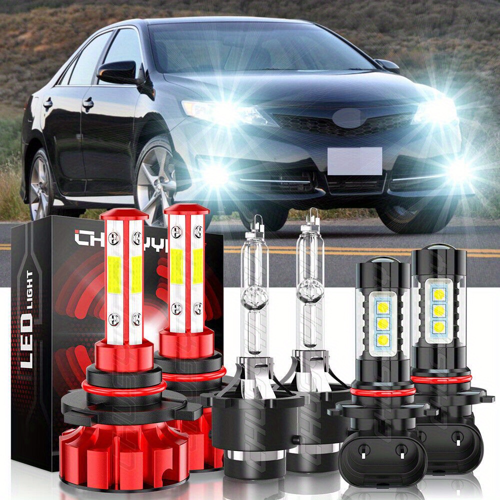 

9005/ Hb3 D4s H11 Fit For Toyota Camry 2012-2014 Hid Led Headlight Beam+fog Light Bulbs Combo 120w 6000k 59000lm