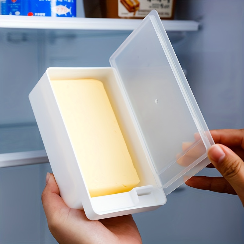 

Butter And Cheese , Food-safe Polypropylene Storage Container With Lid, For Slicing, Seasoning, And Kitchen Organization