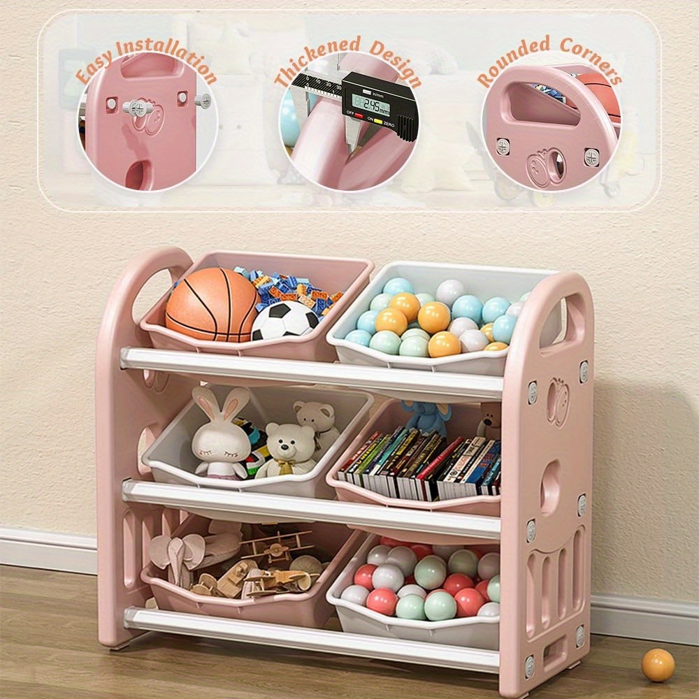 Toy storage bins for living fashion room