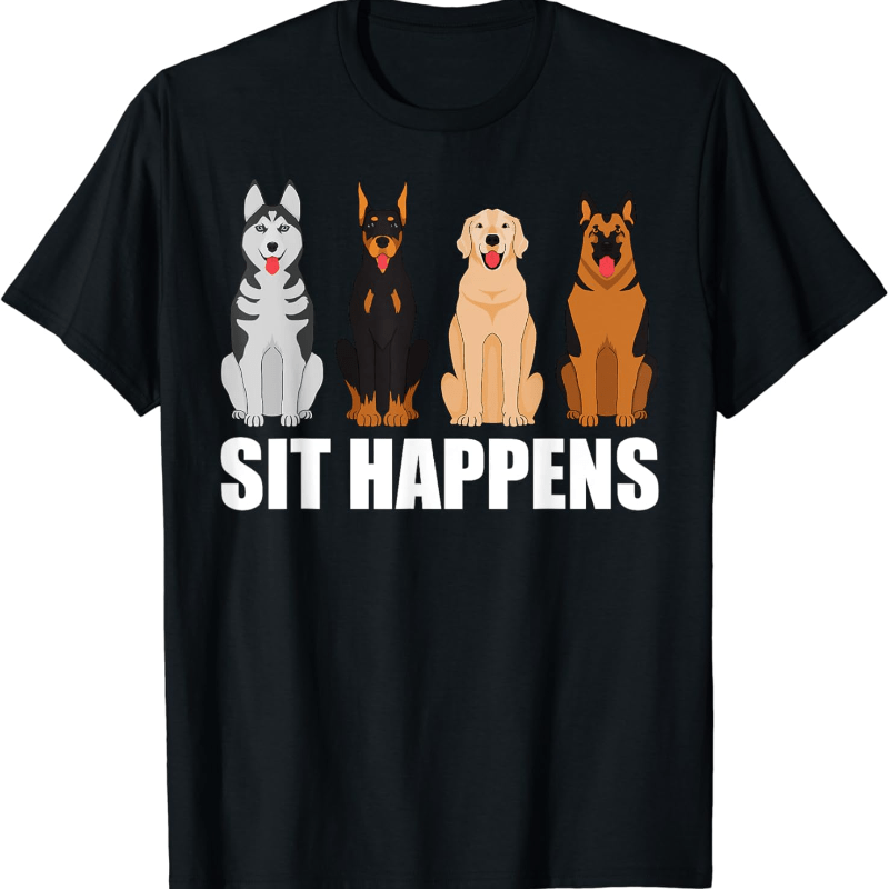 

Funny Dog Training Art For Men Women Dog Lover Puppy Pet T-shirt