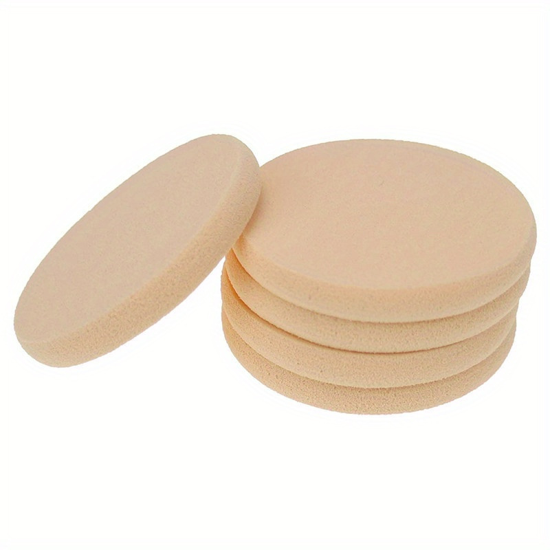 5pcs Soft Makeup Sponge Set For Women - Dual-use Blending For Foundation, Creams & Powders - Fragrance-free, Easy To Clean
