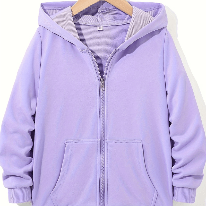 

Female Fashion Zipper Hooded Sweater