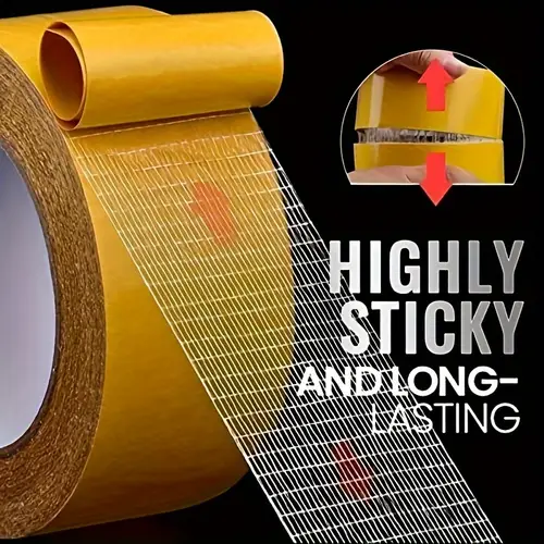 pack of 3 sided tape multi surface for fabric carpet glass and mesh design waterproof and traceless