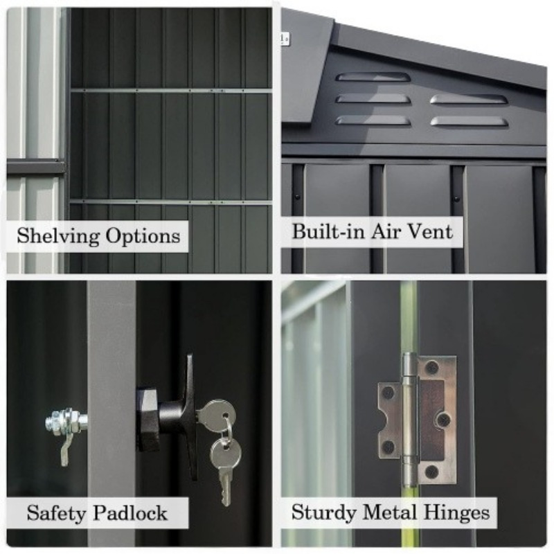 metal bicycle storage