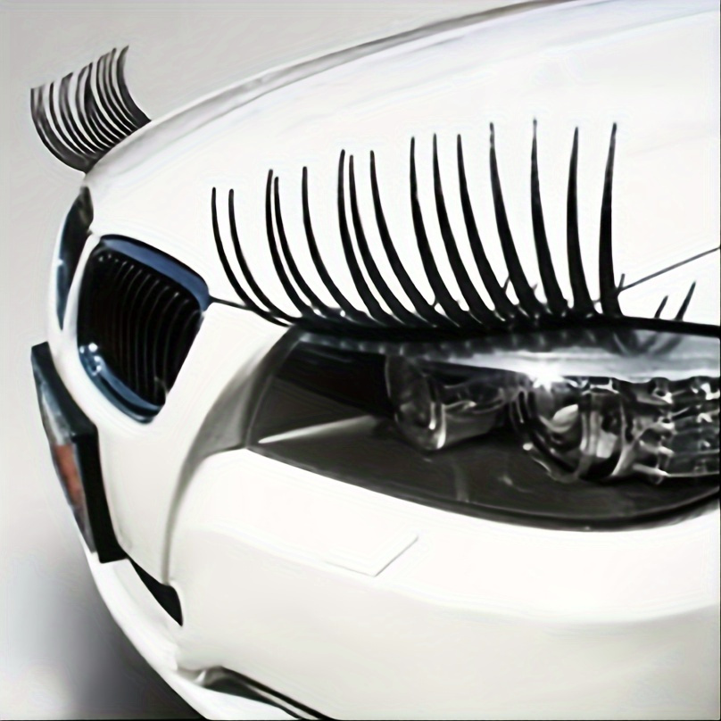 

2pcs Eyelash Pattern Car Light Sticker