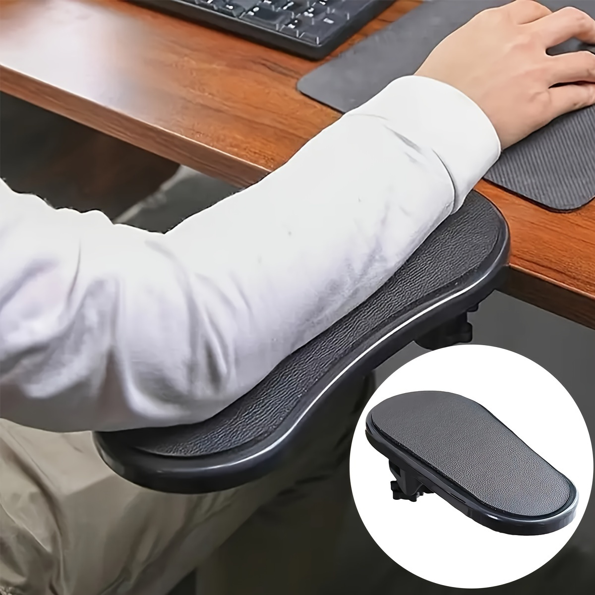 

Ergonomic Desk Armrest Extenders For Gaming And Office - Comfortable Elbow Support, Perfect Mouse Pad For Keyboard And Mouse Setup, Large Gaming Mouse Pad With Wrist Rest