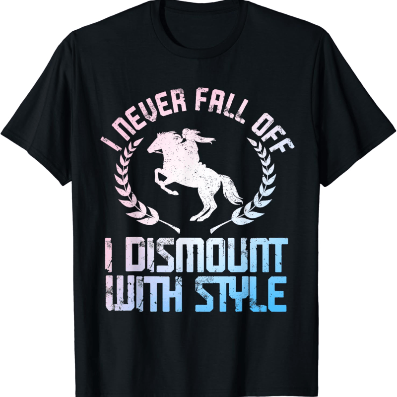 

Funny Horse For Men Women Horse Lover Equestrian T-shirt