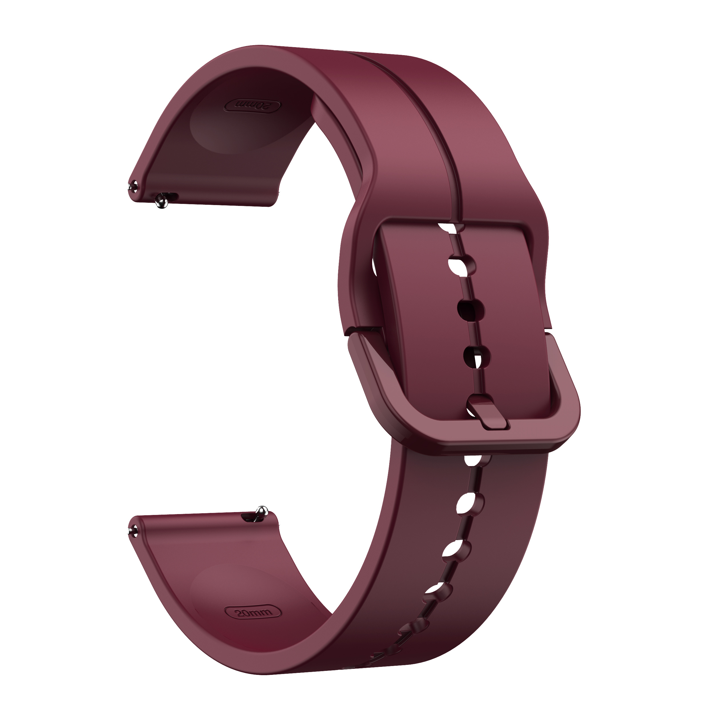 TEMU Correa deportiva de silicona transpirable para reloj 7 FE/6/5/4, interfaz de 20 mm/22 mm, diseño minimalista de líneas verticales y hebilla