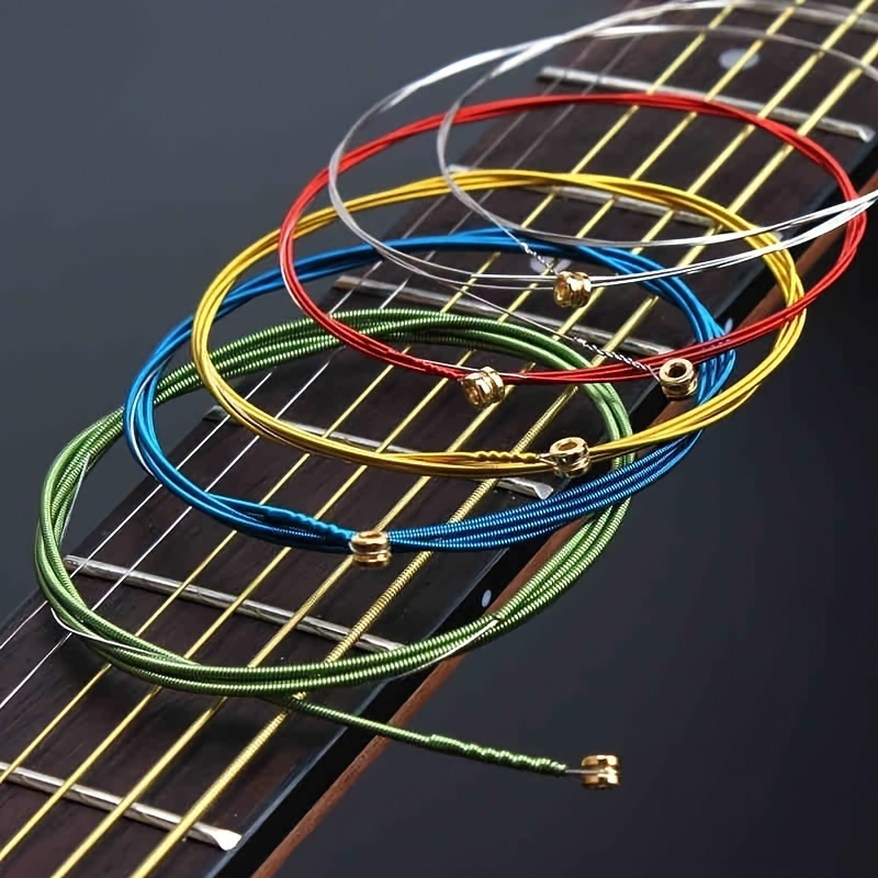 

Guitar Strings - Coated Steel For Bright Tones & Aesthetic Flair!