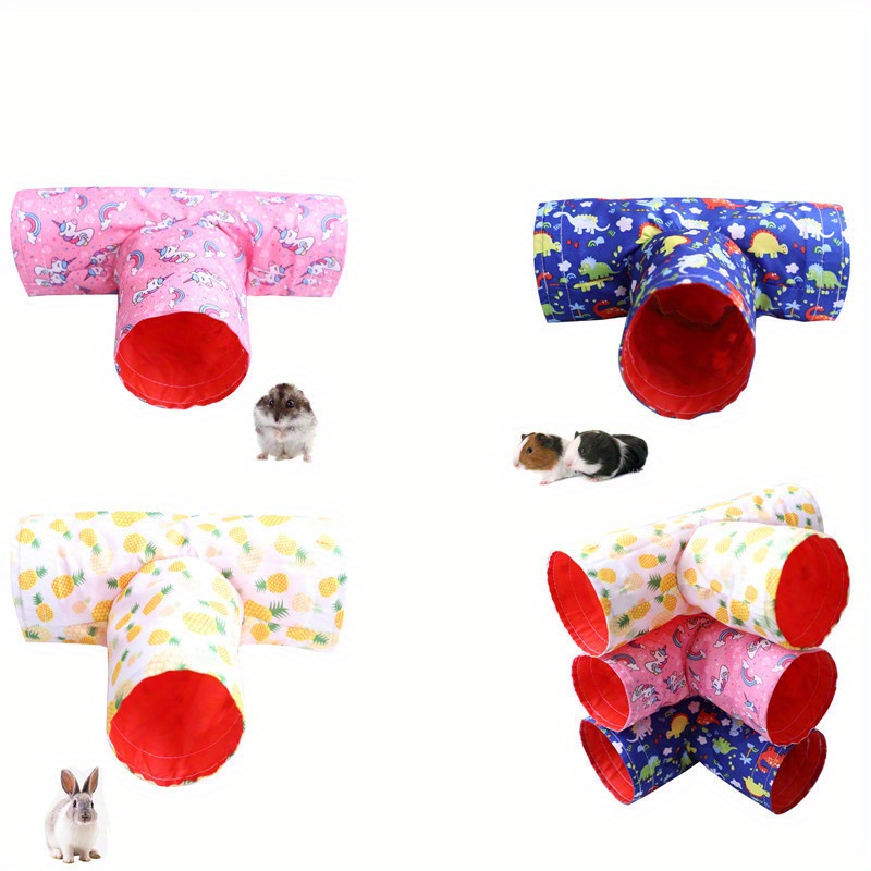 

3-way , Washable Pet , Suitable For Guinea Pigs, , And Rabbits, Pipes And Tunnels