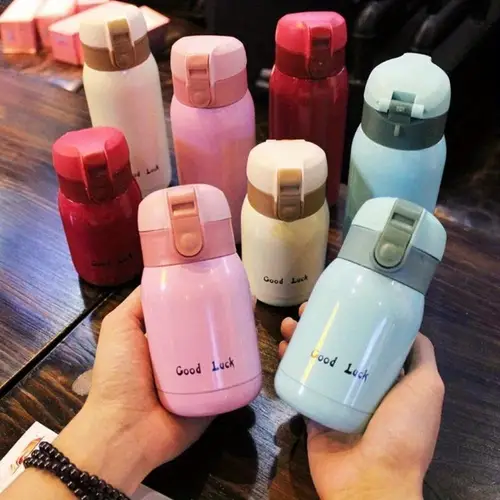 1pc cup thermal mug stainless steel vacuum insulated bottle with cup for coffee hot drink and cold drink water back to school supplies travel insulated thermo cup