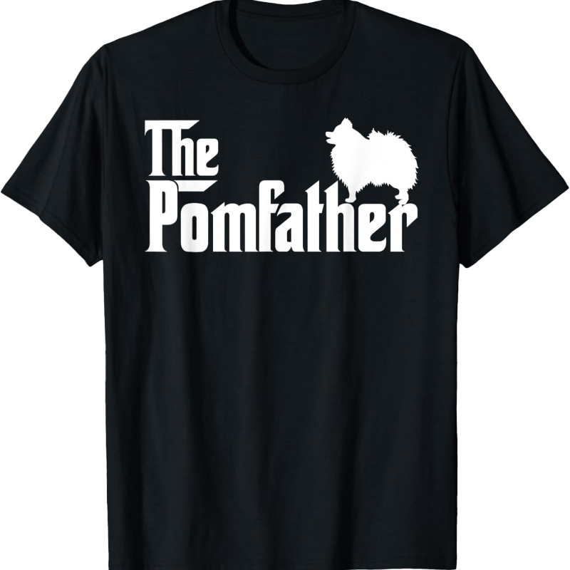 

Mens Funny Pomeranian Father Dad The Pom Father