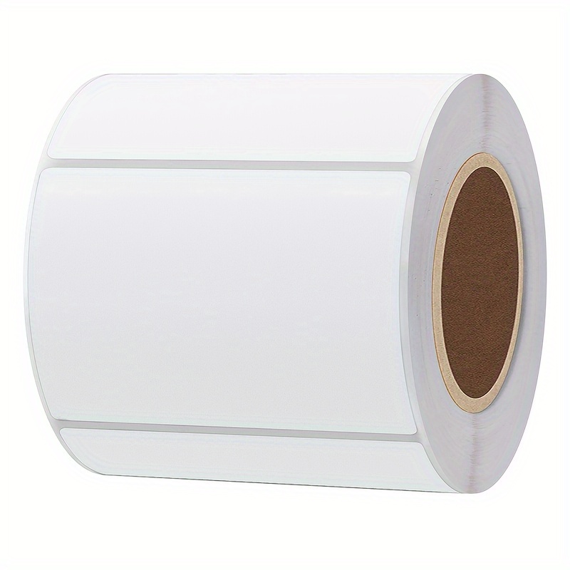 1 Roll, 500 Sheets, 76x51mm White Thermal Paper, Good Printing Effect, Compatible With Most 40mm Core Label Printers