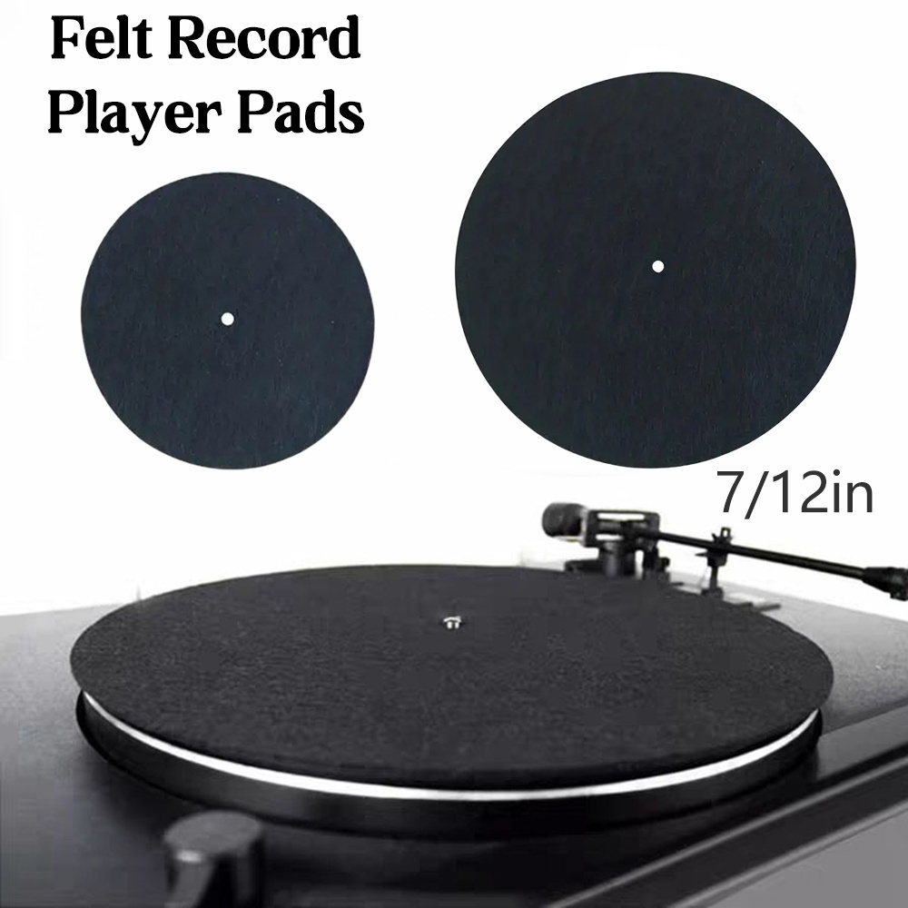 

1pc, Record Player Mat - Non-slip, Felt Suitable For Vinyl Record Players