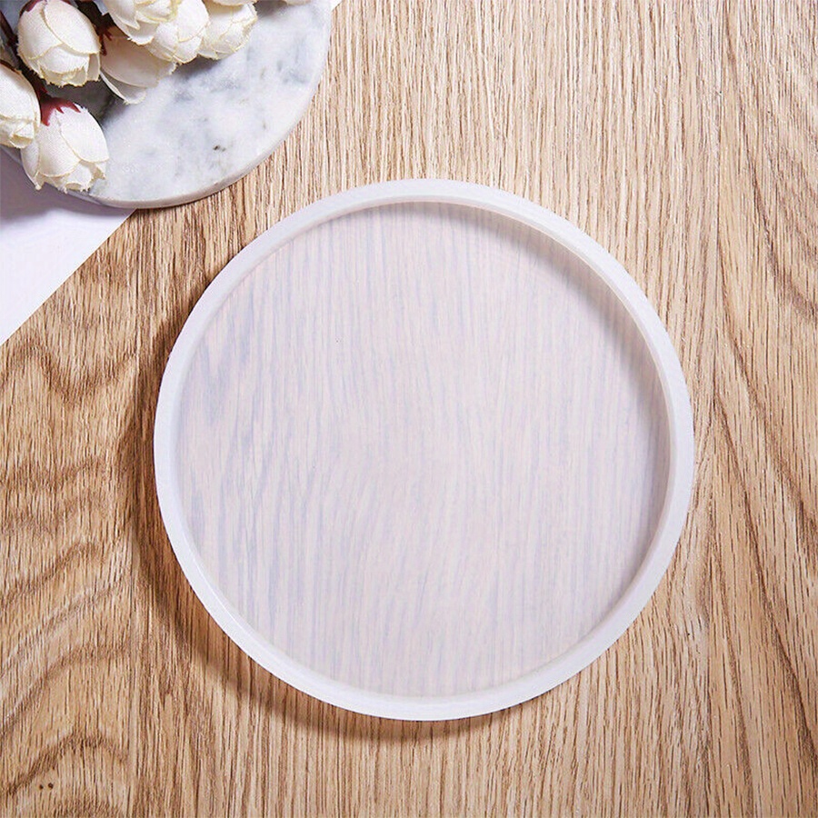TEMU 8pcs Silicone Casting Mold Diy Crystal Epoxy Resin Making Mould Round Coaster Mold