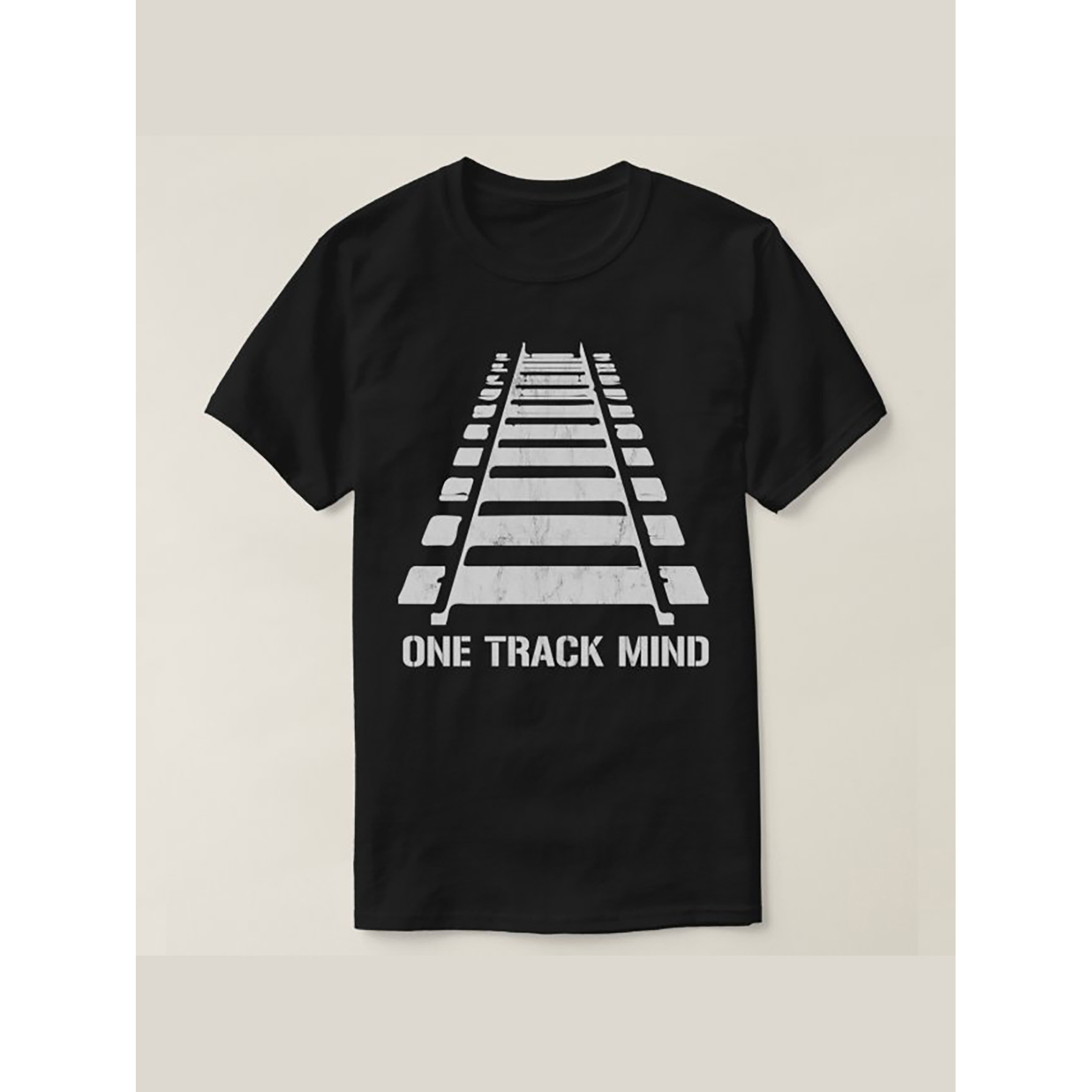 

Mind Railroad Train Locomotive Railway G T-shirtmens Tshirt Unisex Graphic Novelty Cotton Short-sleeve T-shirt