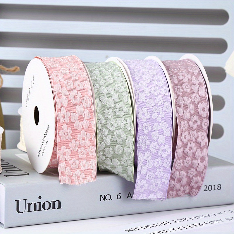 

Small Flower Ribbon - Flower Pleated Woven Ribbon Diy Flower Packaging Bouquet Binding Material