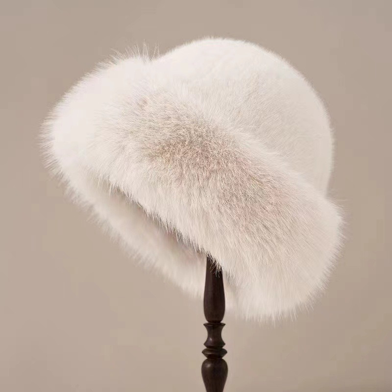 

New Winter Thickened Simple Hat For Women Mongolian Hat