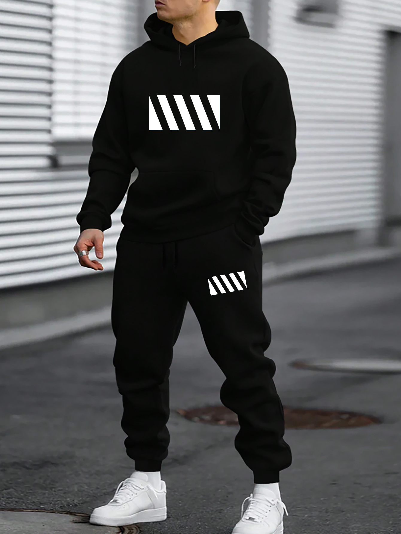 Hoodie Sportkleding Joggen Sets voor heren Sweatshirt Sportpak Trainingspak 2-delige set Hoodies Sweatshirt broek Pak Hoodie Joggen kopen vanaf een prijs van 6.07