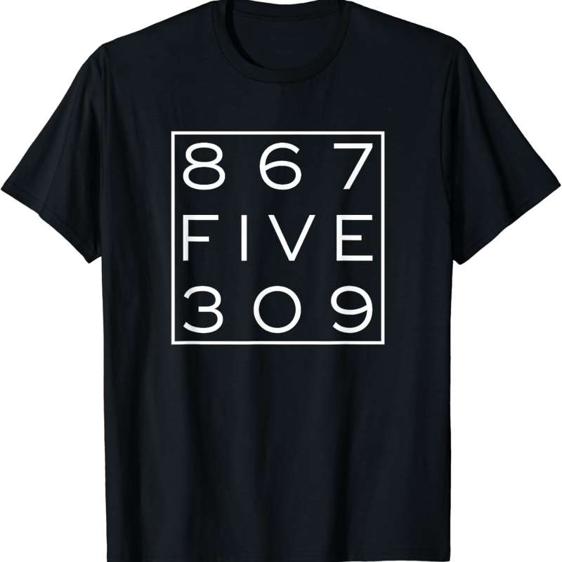 

8675309 Nostalgic And Funny 80s T Shirt