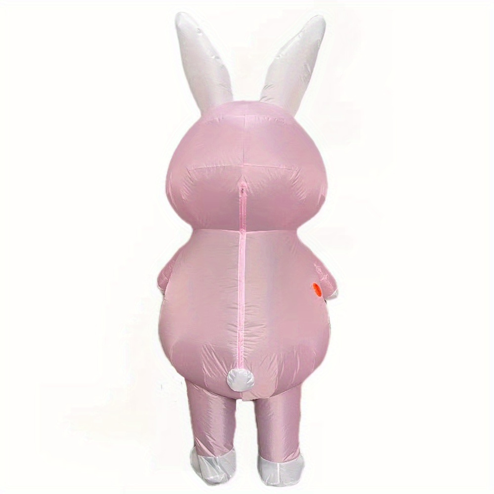 Costume Da Coniglio Pasquale Per Adulti Unisex - Completo Con Testa, Guanti, Cestino E Coda - Foto 11