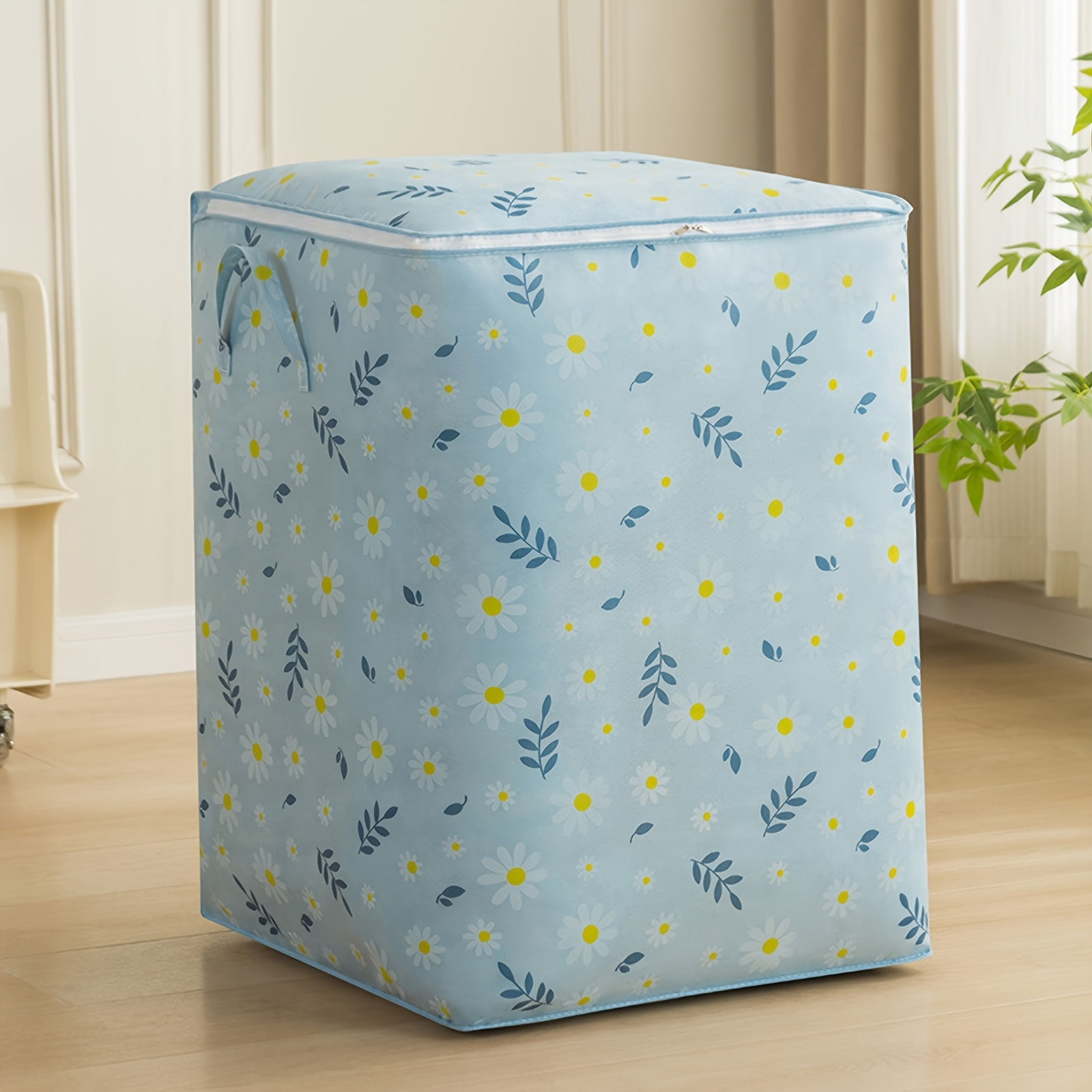 foldable storage bins for clothes blankets large capacity polyester waterproof organizer for bedroom wardrobe travel multi purpose container applicable for age 14 details 7