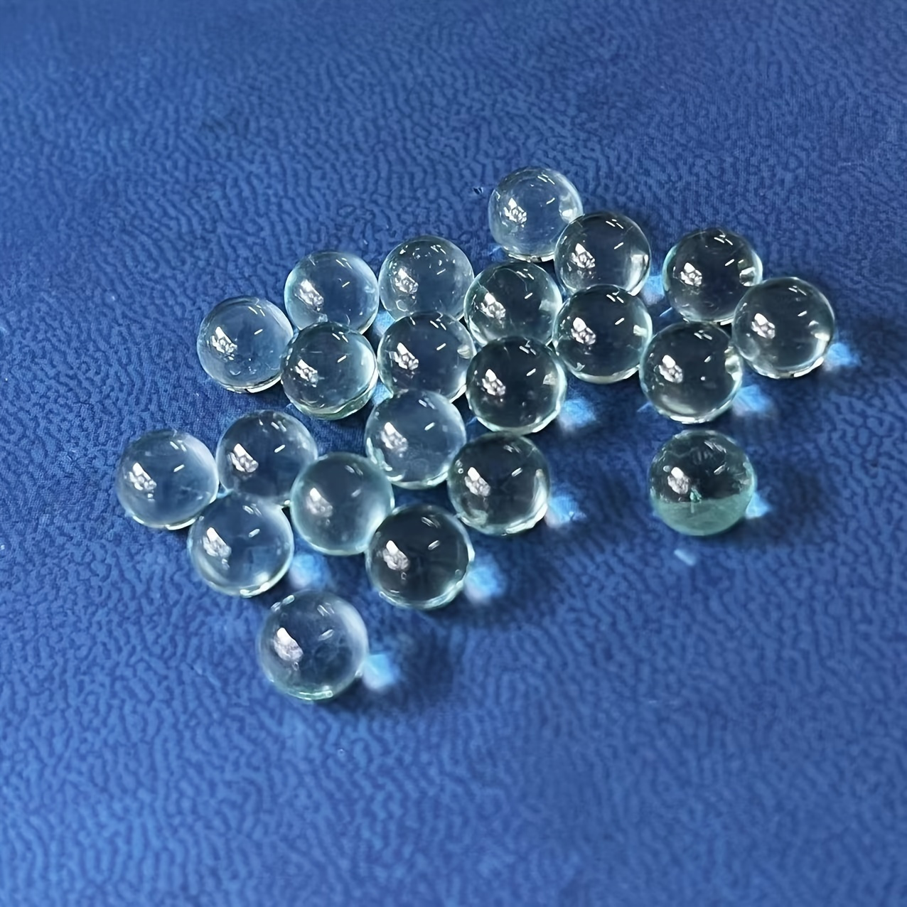 

100pcs Multi-purpose Transparent Glass Beads: Ideal For Crafts, Games, And Creative Decoration In Handmade Crafts - Glass Decorative Balls