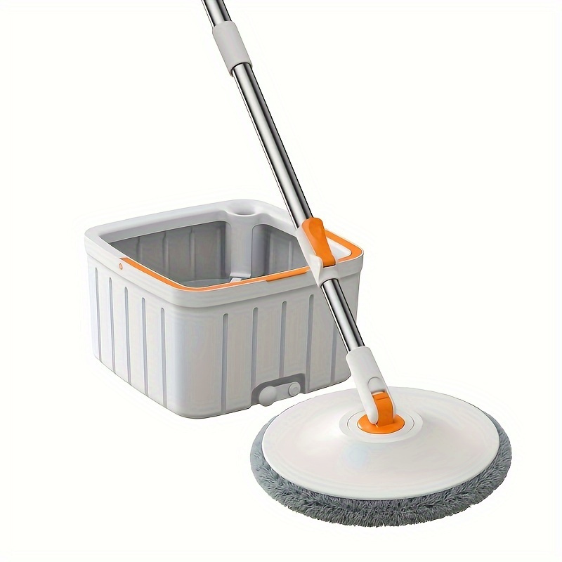 1 set sewage   hands   mop and bucket set with 1 mop cloths household rotating floor mop lazy mop dust removal mop dry and wet use   home kitchen bathroom floor cleaning supplies cleaning tool details 15