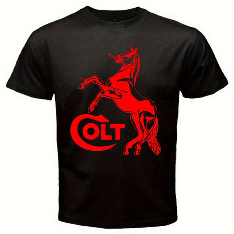 

Payeah Colt Horse Firearms Men's Black T-shirt