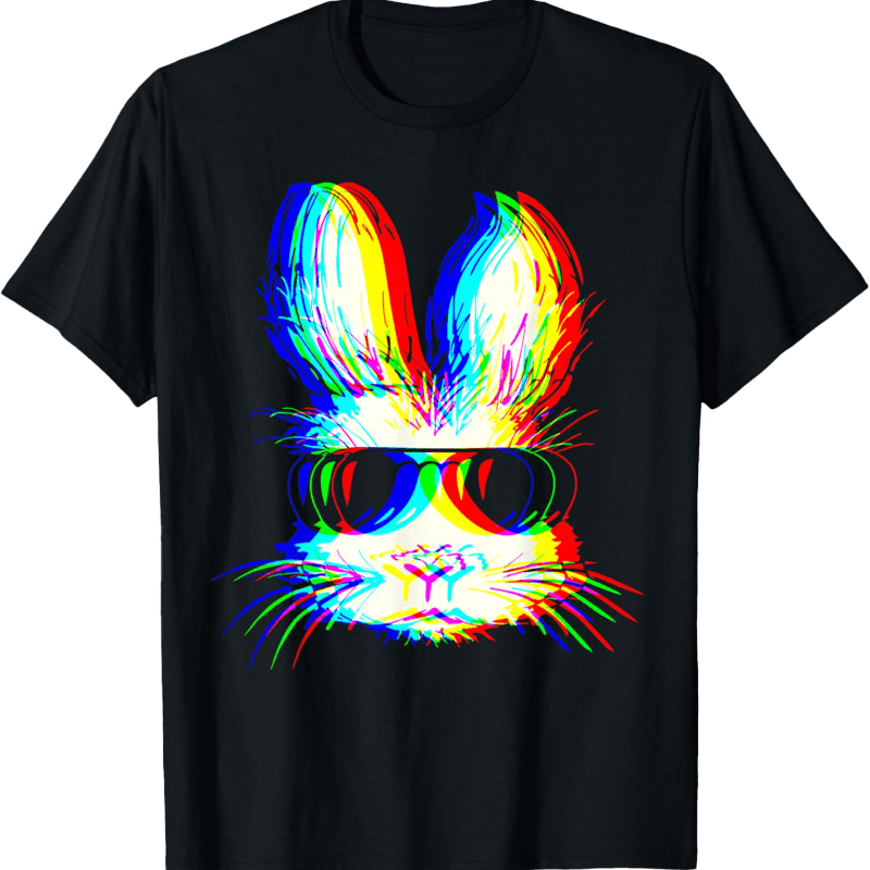 

Bunny Trippy Easter Techno Rave Edm Music Party T-shirt