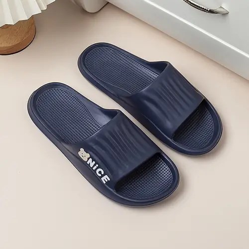 mens and womens punch slippers home slippers soft and comfortable lightweight non slip quick drying thick bottom shoes pool beach sandals