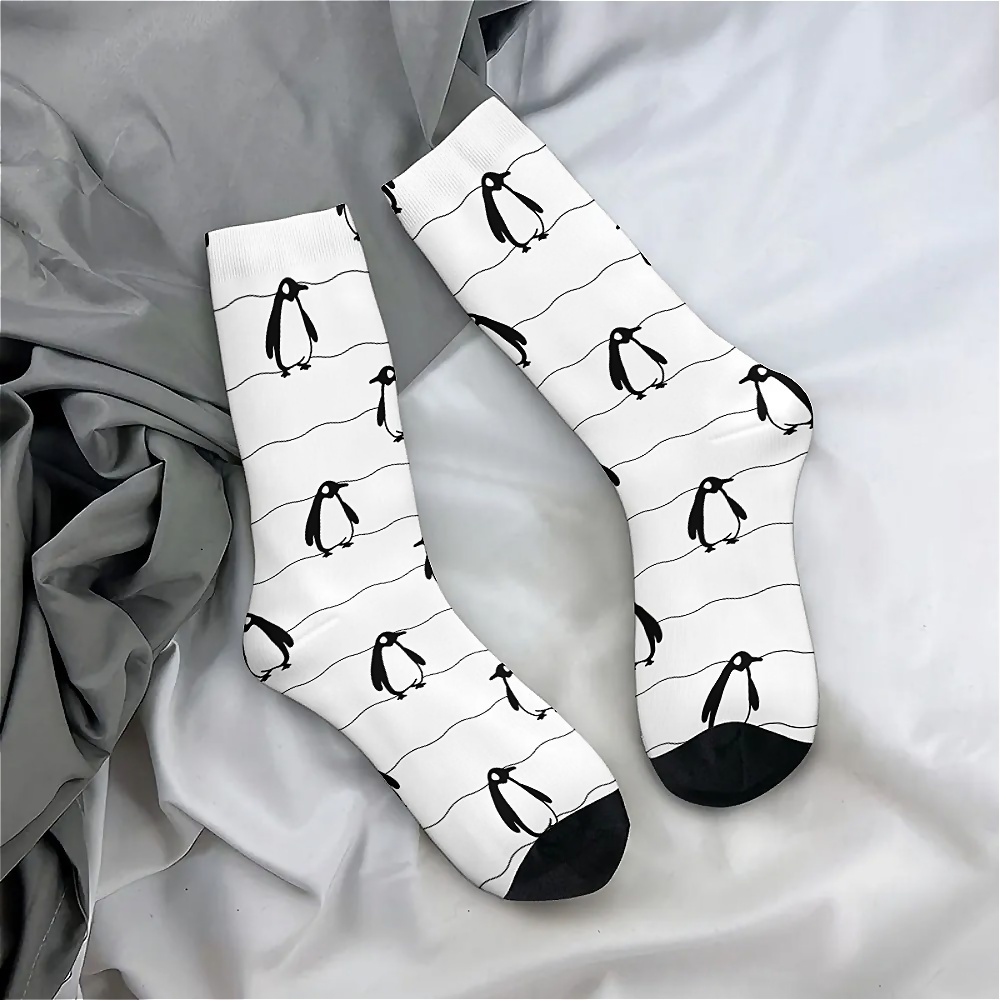 

Penguin Socks - Fun & Novelty, Seamless Design, Breathable Polyester , Perfect Gift For Men