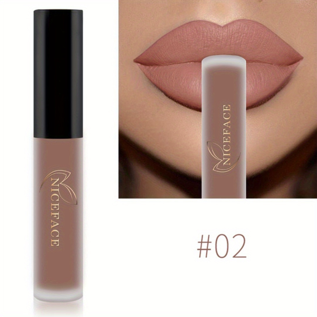 20 Colors High Pigmented Matte Lip Glaze - Long-lasting, , Non-moisturizing Lipstick Valentine's Day Gifts