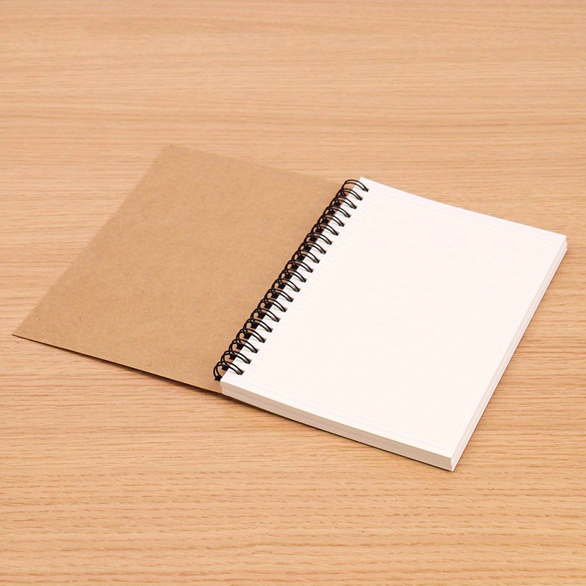 Image of 1 Book Of 50 Pages Sketchbook Diary, Drawing, Graffiti, Soft Cover, Black/ Paper, Sketchbook, Notepad, Notebook, Office Supplies, School Supplies