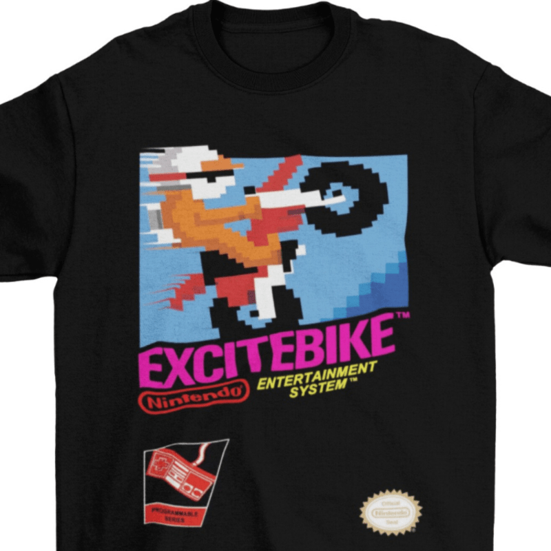 

Payeah Nes Cover T-shirt Unisex Cotton Adult Funny Video Game Motorcycle New