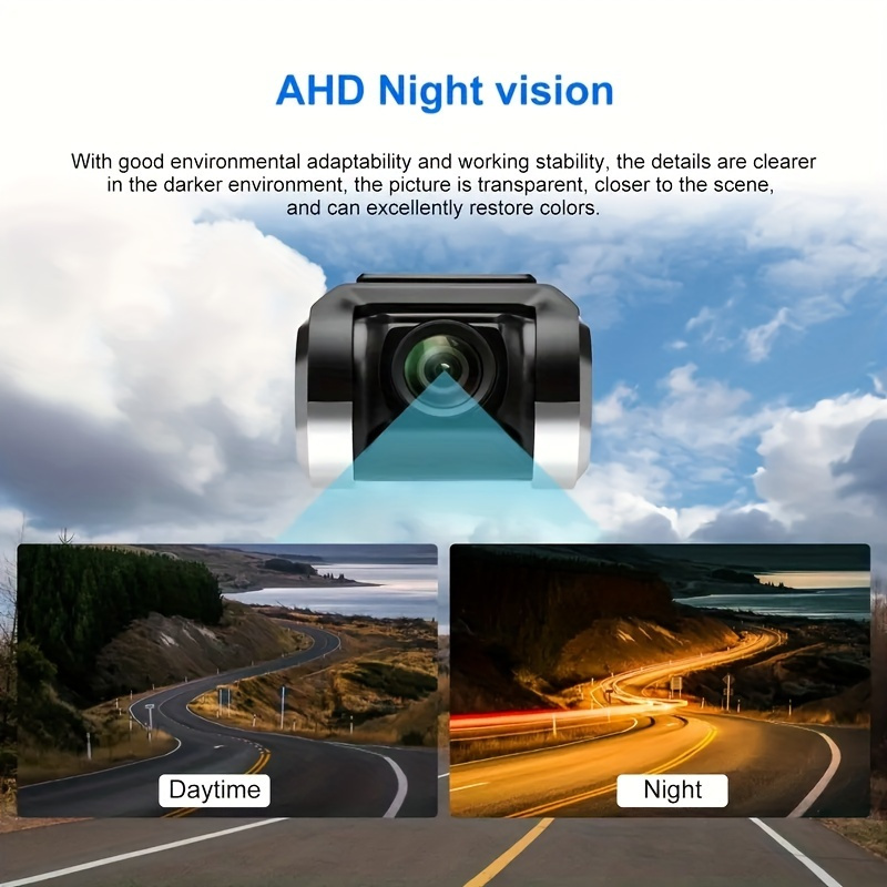camera de bord usb hd 720p cu  ţă de conducere   pentru sisteme de  ţie  , lentilă dublă, unghi larg, senzor g, înregistrare ciclică, vedere nocturnă, fără baterie necesară Detaliile articolului 4