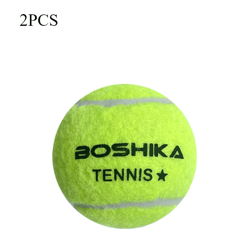 E-shop 2er-Pack Hochelastische und langlebige Tennisbälle für Anfänger, geeignet für Training, Fitness und Tiermassage, geeignet für Jugendwettkämpfe