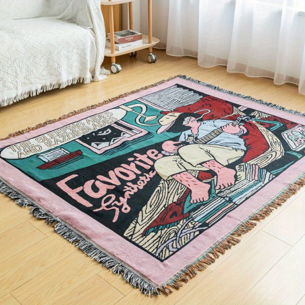 couverture en coton vintage : canapés - Temu France