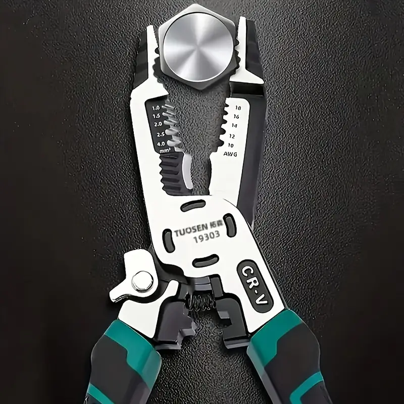 10 in 1 multifunctional cable pliers stripping pliers pointed nose pliers tools for automotive and motorcycle maintenance details 1