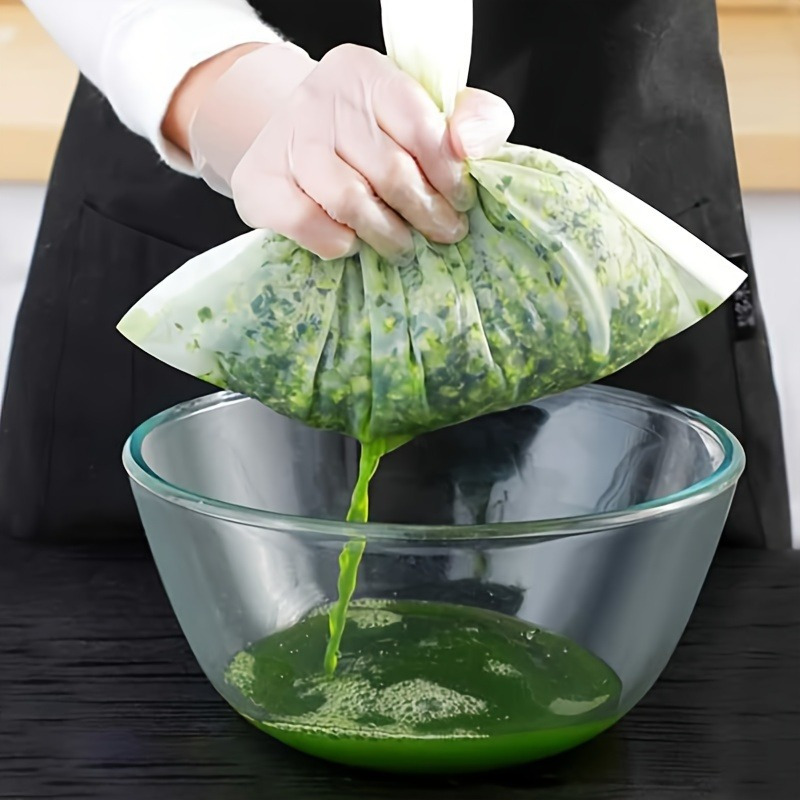 item picture 3pcs100 mesh food filter food filter fine mesh nylon cheesecloth coffee filter bag reusable brewing bag nut milk bag, nylon filter bag filter bag vegetable milk filter filter tea filter bag kitchen gadgets