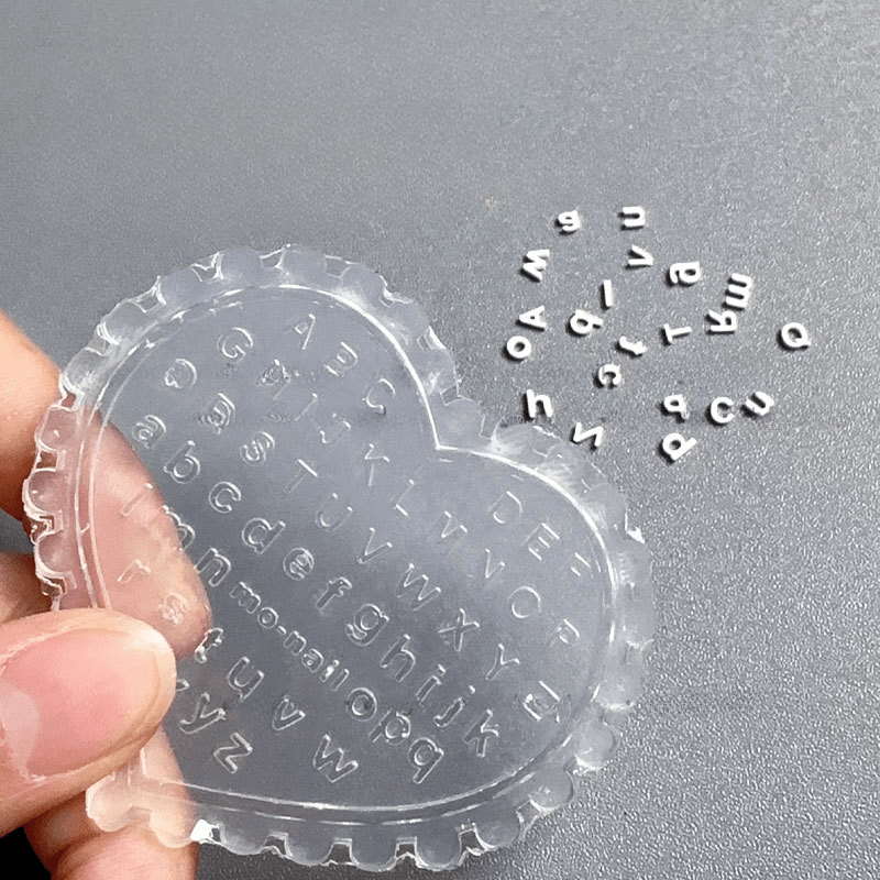 

Diy Nail Art Letter Molds, Alphabet Silicone With Uppercase And Lowercase, Clear Nail Styling Soft Mold Kit For Quick Manicure Design, Tool & Accessory - Unscented