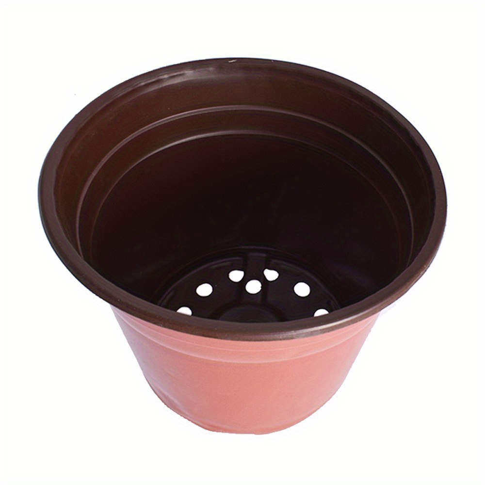 

100 Pack 9.4 Inch Nursery Pots Plastic Plant Pots Flexible Seedling Pot For Indoor And Outdoor Use