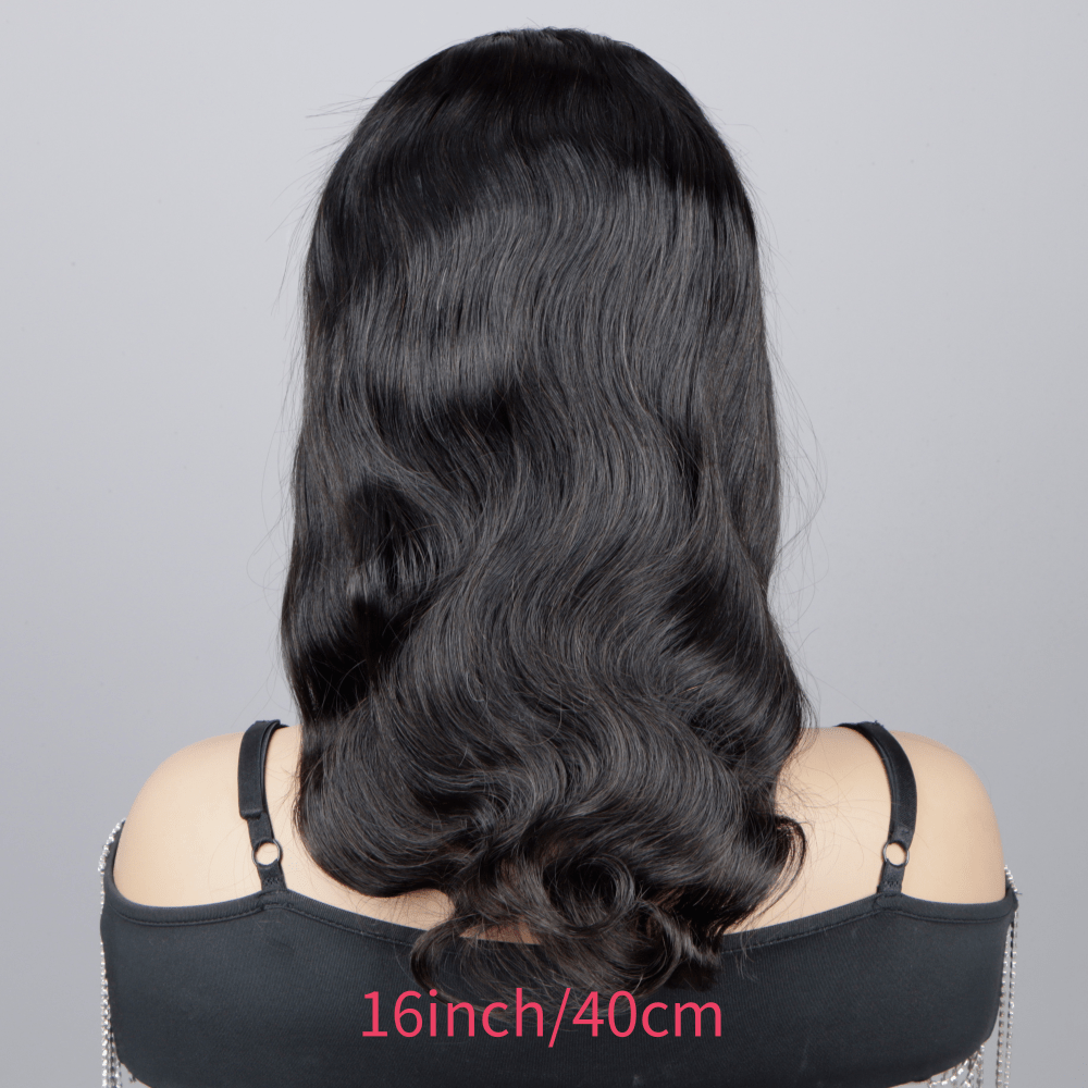 TEMU 360 Lace Front Wigs Human Hair Pre Body Wave 360 Full Lace Frontal Hd Transparent Lace Wig For Women With Baby Hair