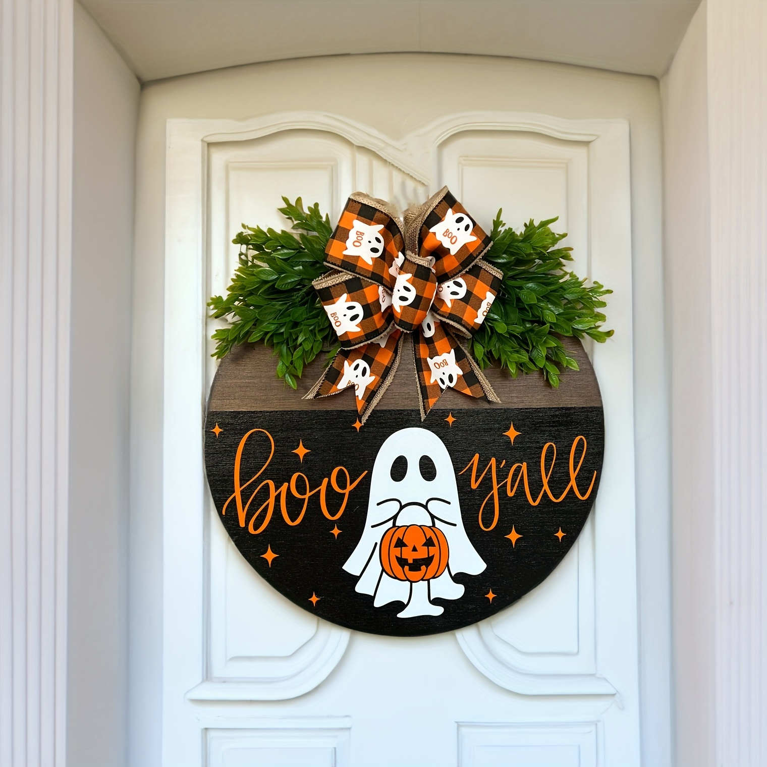 

1pc Boo Hanging - Halloween Decoration For , Bathroom, Bar, , , , And - Housewarming For