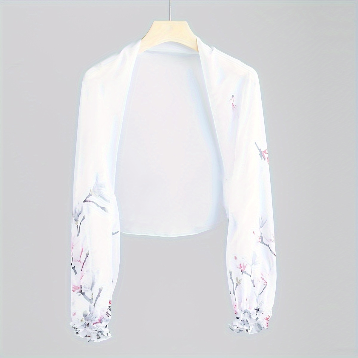 E-shop Modische elegante Damen-Schal mit Druck, Langarm, , nicht dehnbar, Outdoor-Deko-Schal, Damenschal