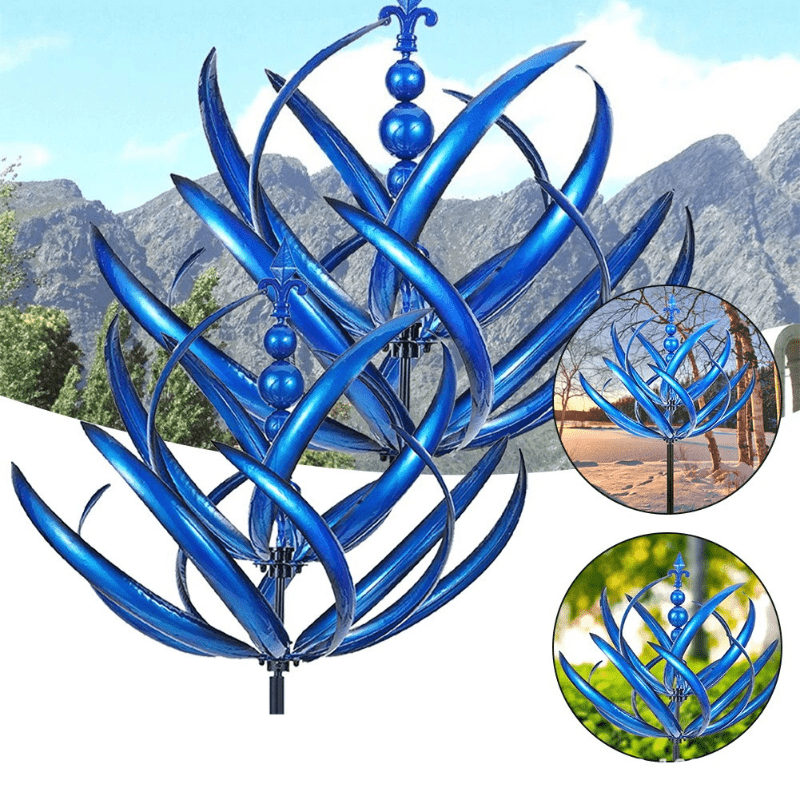 

1pc Metal Wind Spinner - Outdoor Garden Decor, No Battery Needed, Yard & Patio