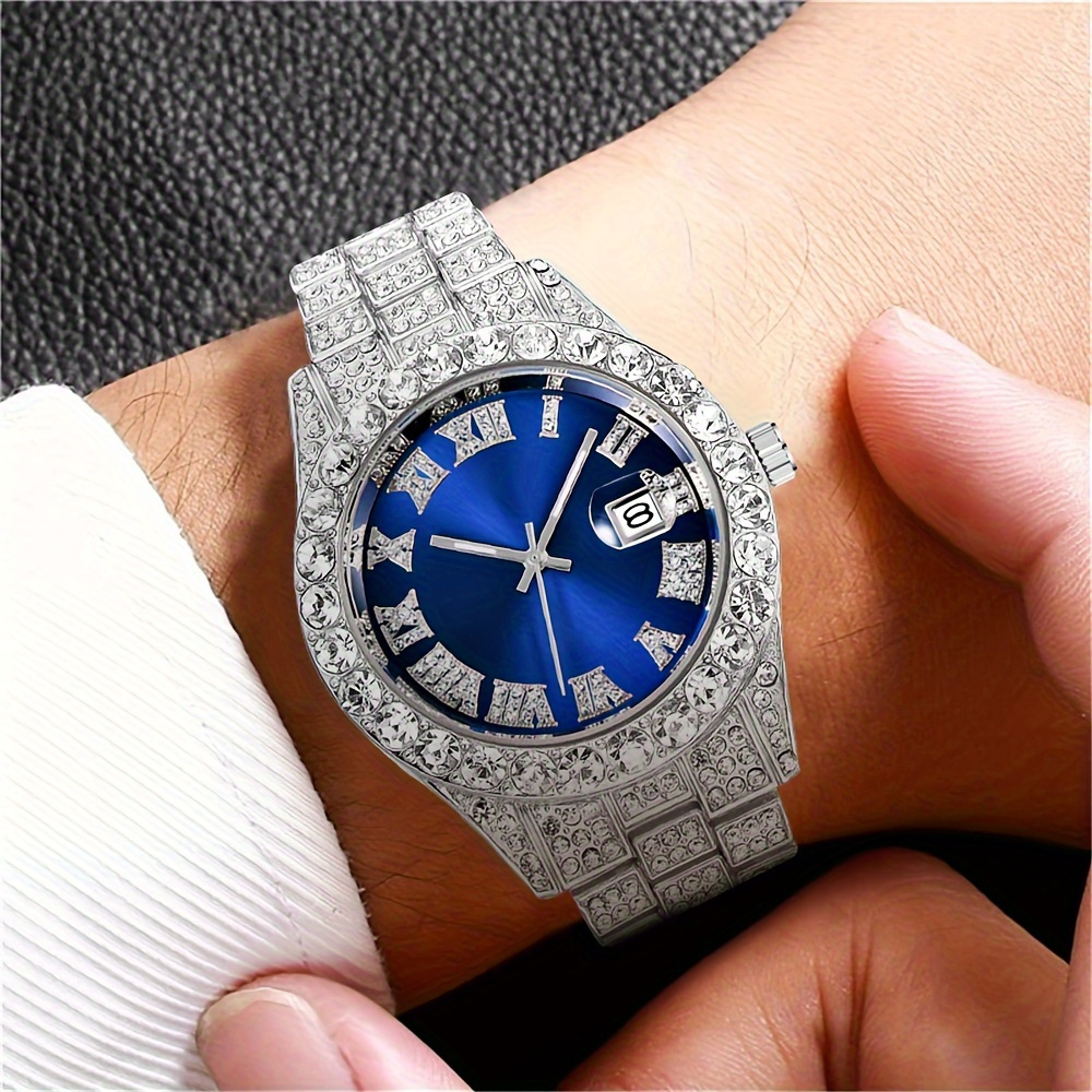 TEMU Men Women Watches Luxury Golden Women's Watches Fashion Watch Clock