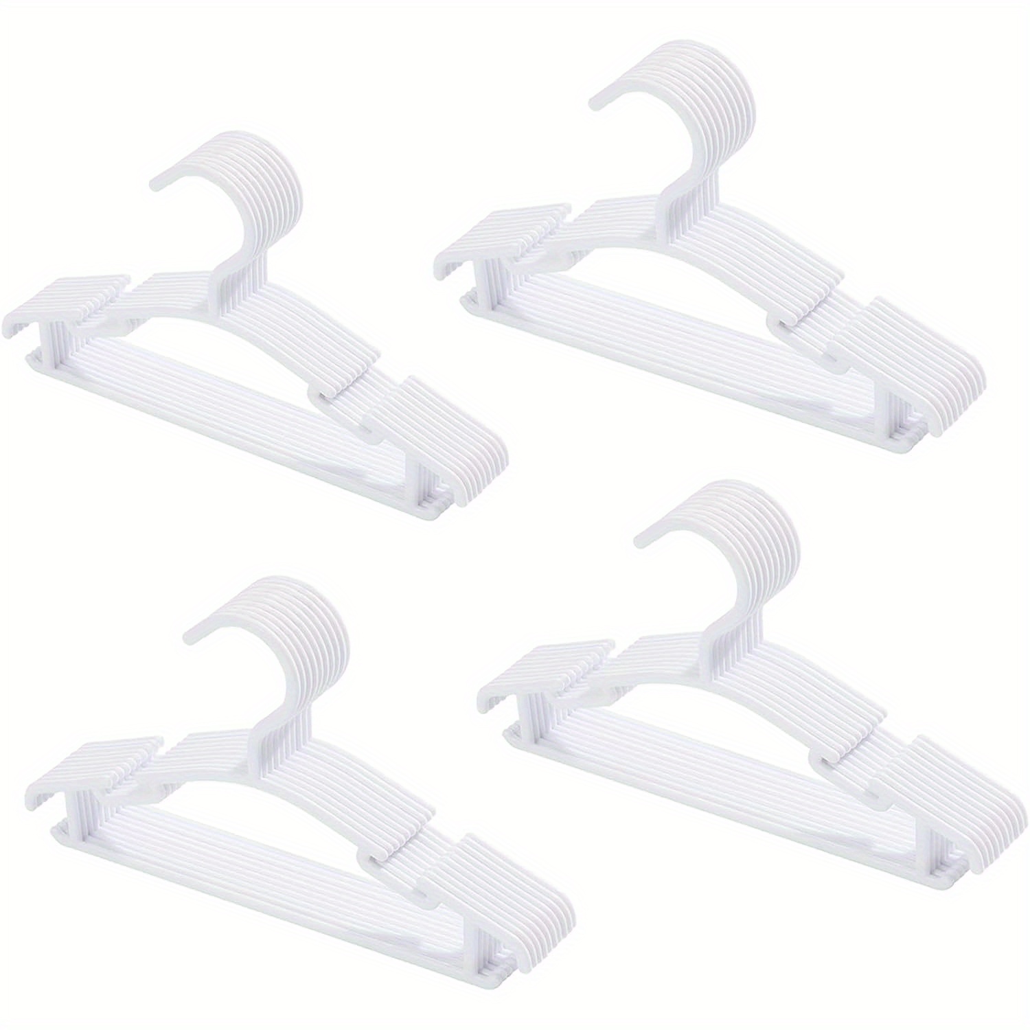 

20/ 40/ 60 Pack Baby Nursery Closet Hangers, Non-slip Laundry Infant Pant Hanger For Newborn Clothes Gift, Ultra-thin Child Coat Hanger For Girl Boy Toddler Kid